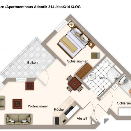 Apartmenthaus Atlantik Apartmenthaus Atlantik 314 * Kuehlungsborn